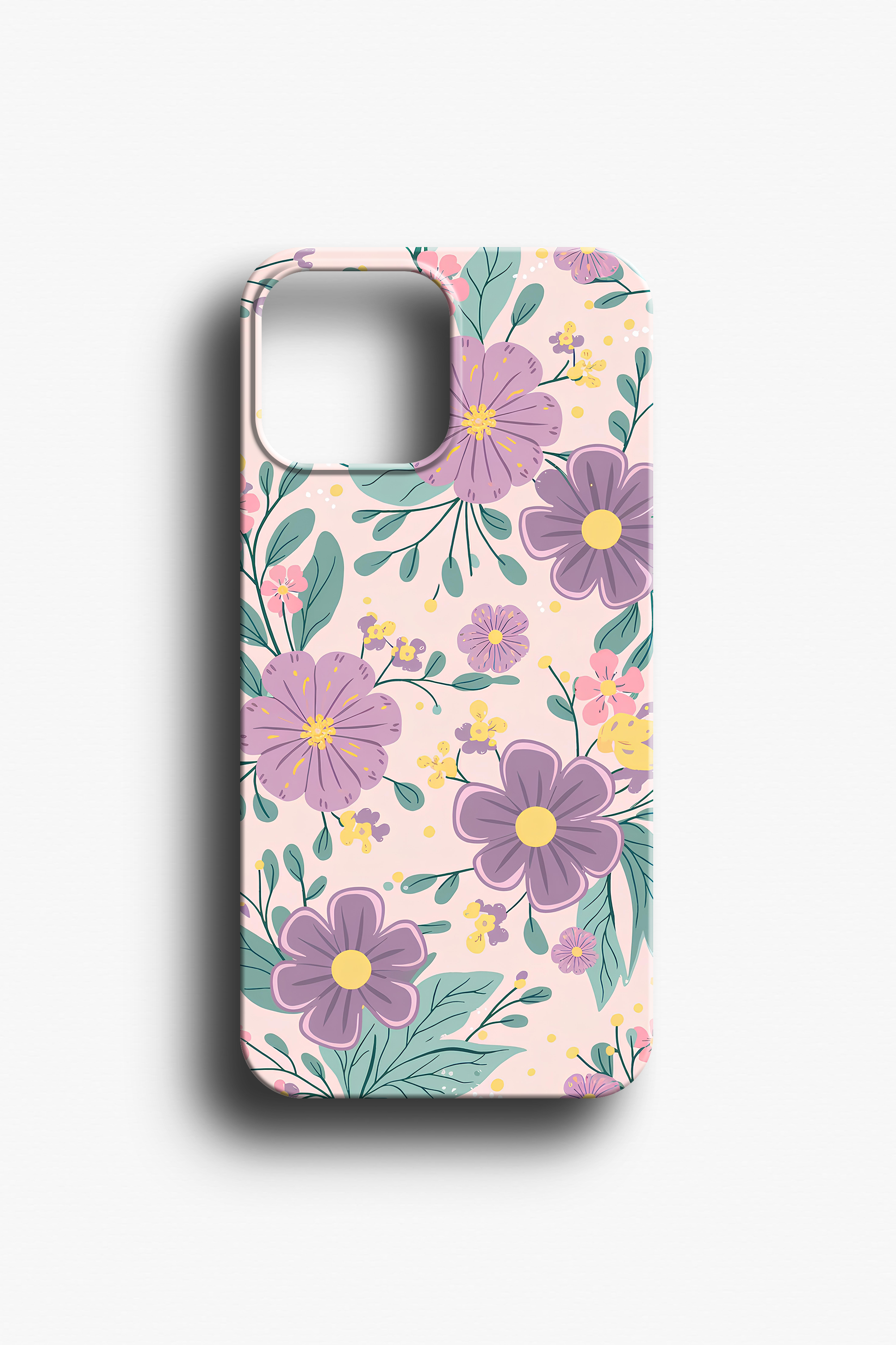 Pastel Çiçek Bahçesi Telefon Kılıfı