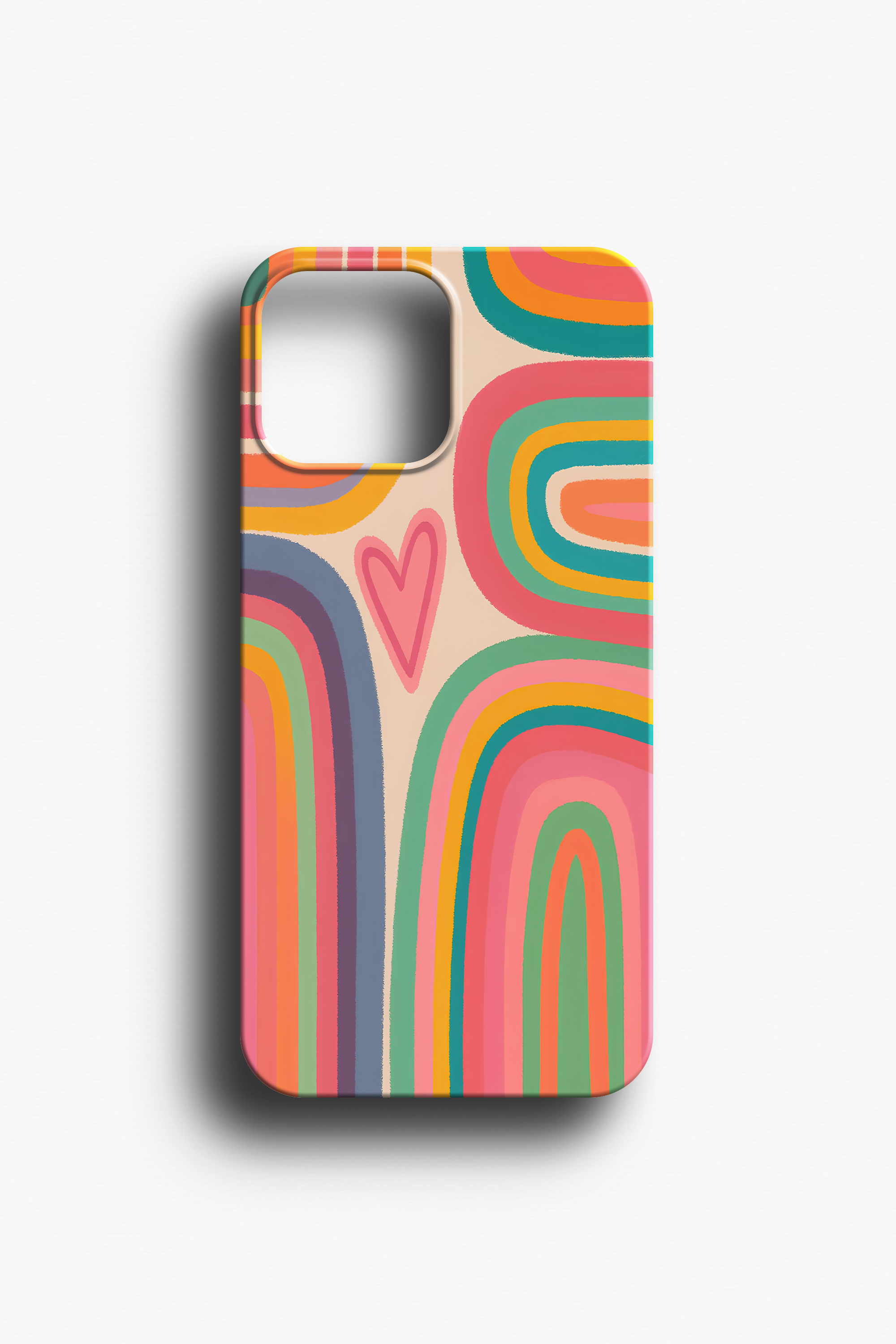 Groovy Renkli Çizgili Telefon Kılıfı