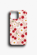 Cherry & Daisy Pattern Telefon Kılıfı
