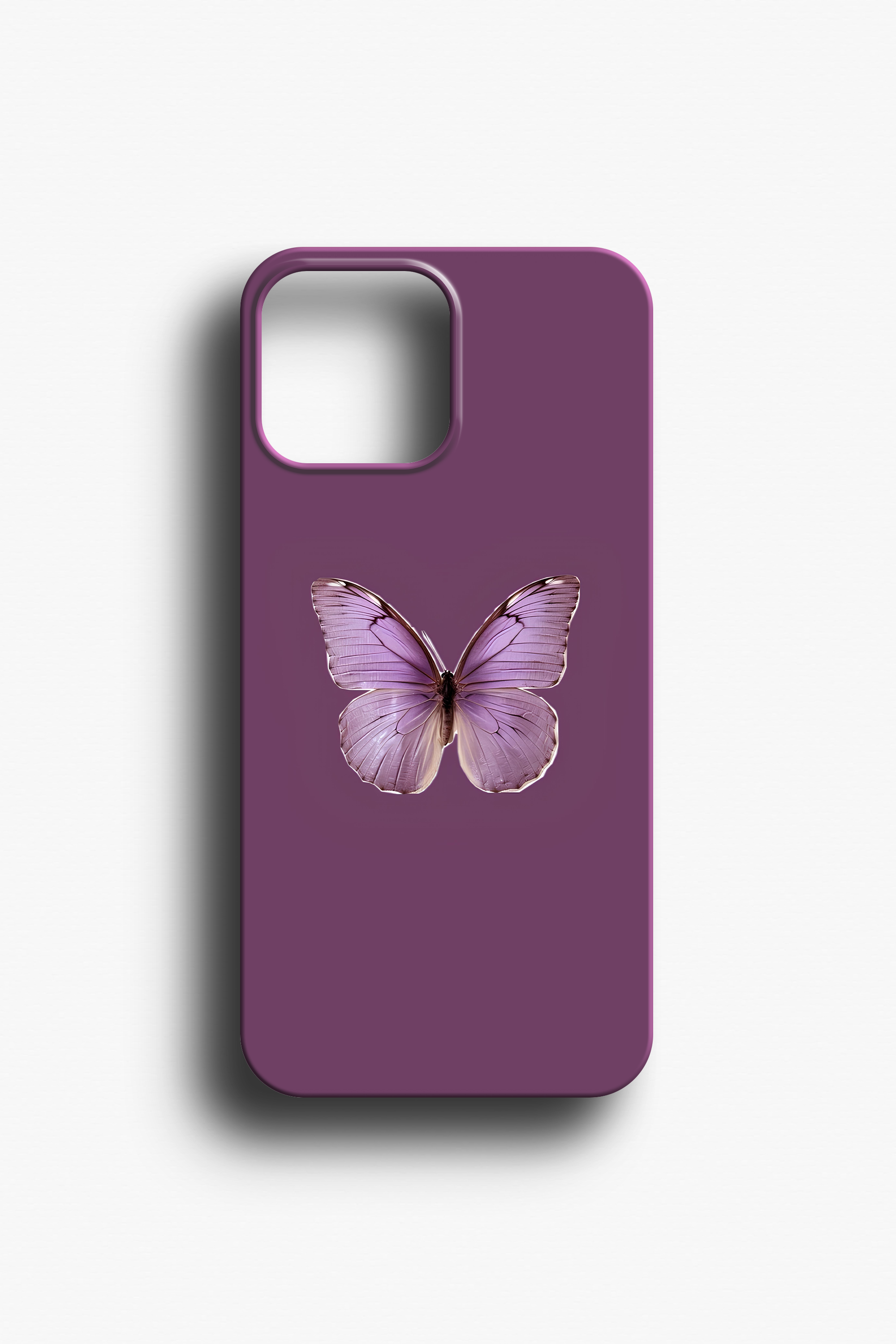 Kelebek Desenli Telefon Kılıfı