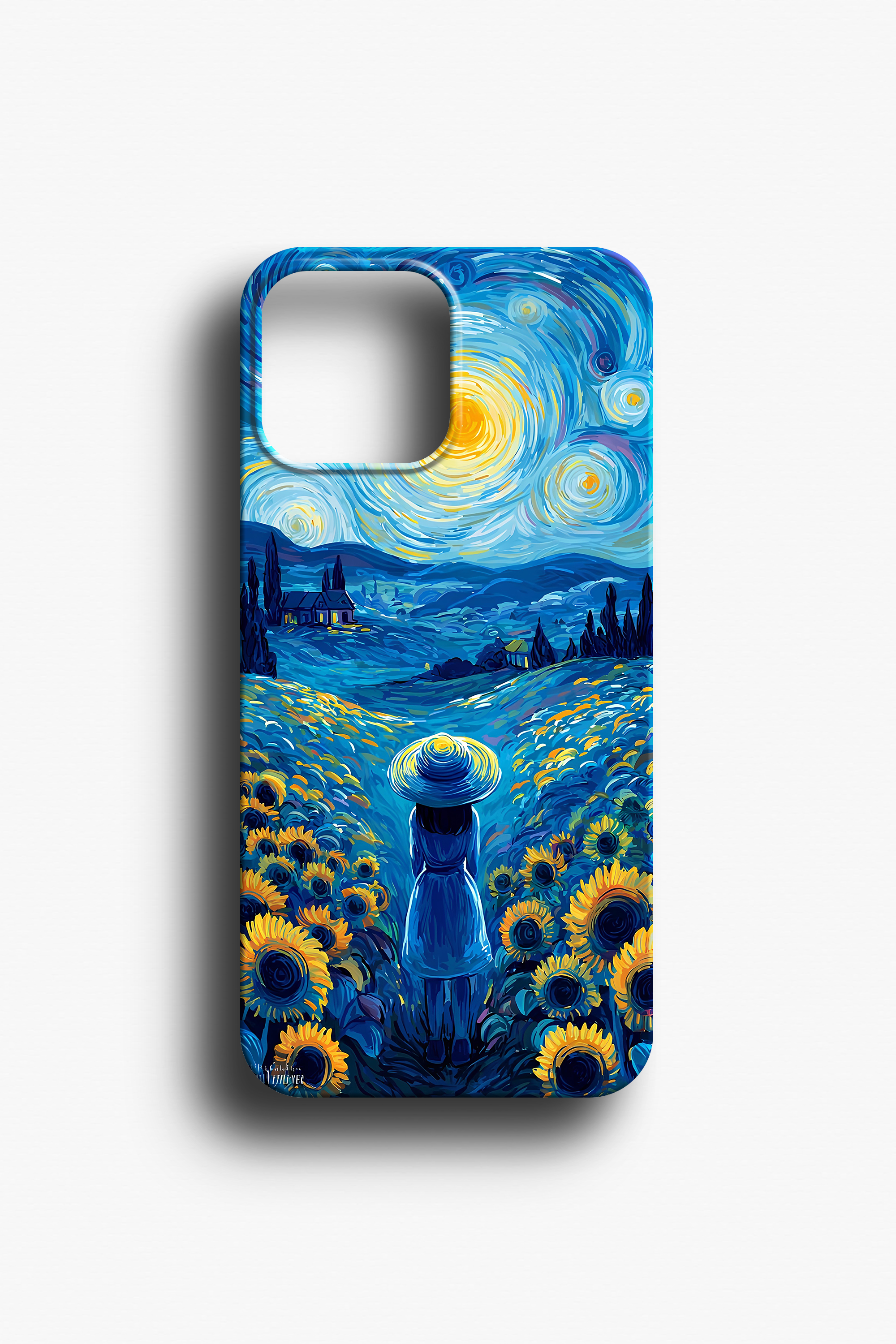 Van Gogh Yıldızlı Ayçiçeği Telefon Kılıfı