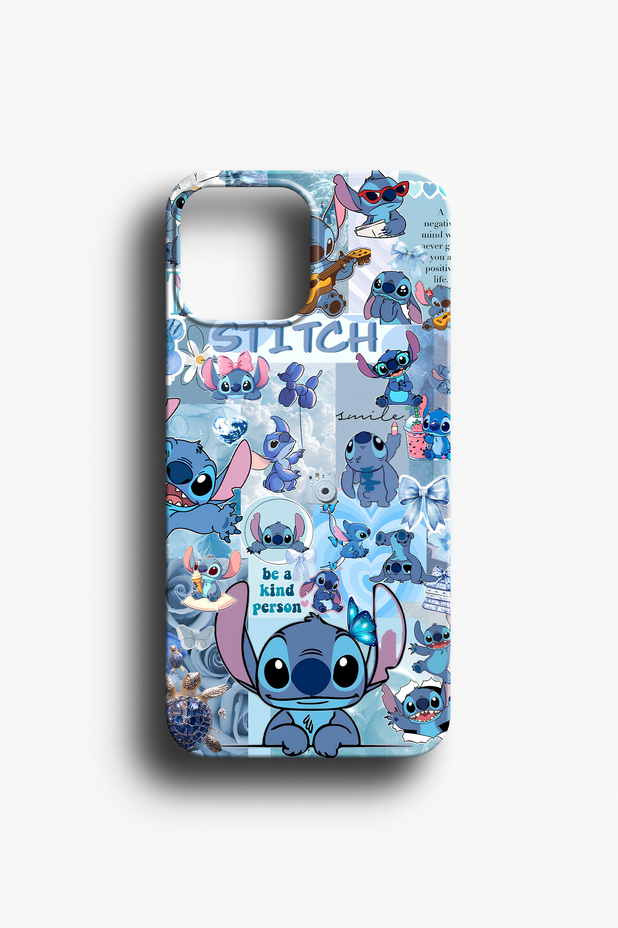 Sevimli Stitch Karakter Kolajı Telefon Kılıfı