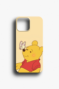 Winnie the Pooh ve Kelebek Desenli Telefon Kılıfı