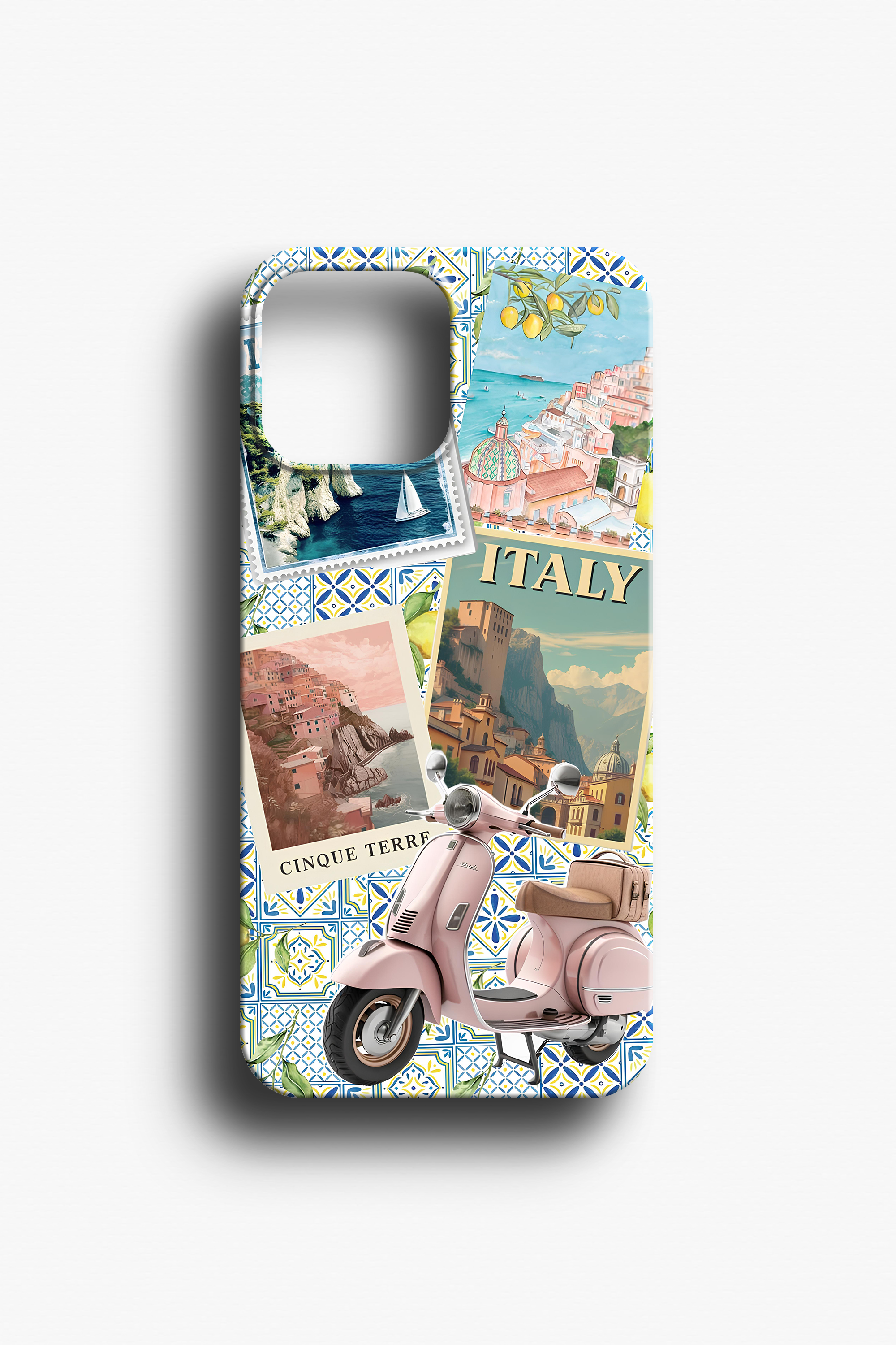 Kartpostal Estetiği Limon Detaylı Telefon Kılıfı