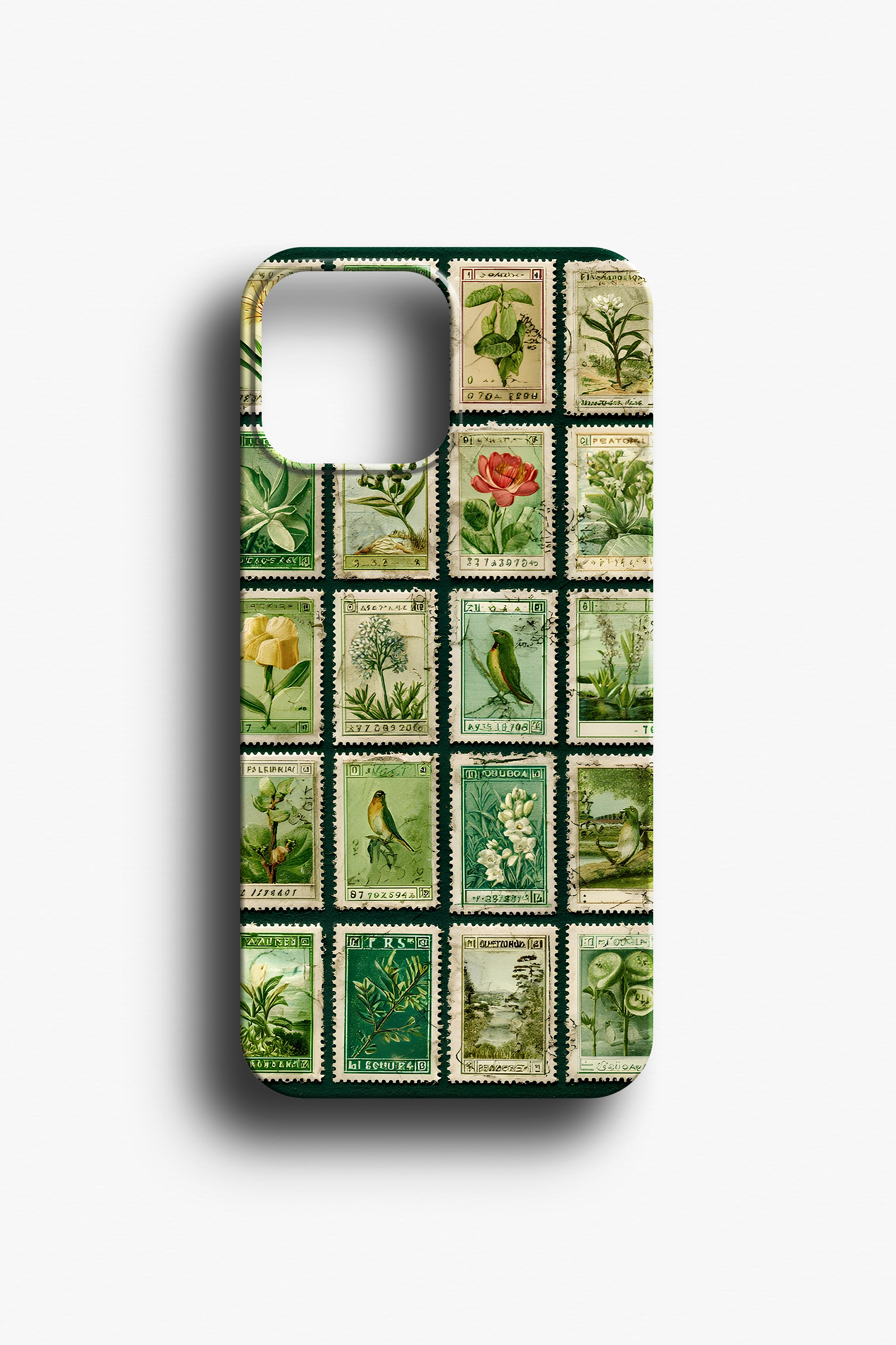 Pul Desenli Estetik Telefon Kılıfı