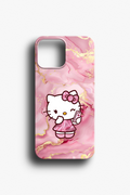 Hello Kitty Pembe Desenli Telefon Kılıfı