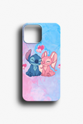 Stitch ve Angel Desenli Telefon kılıfı