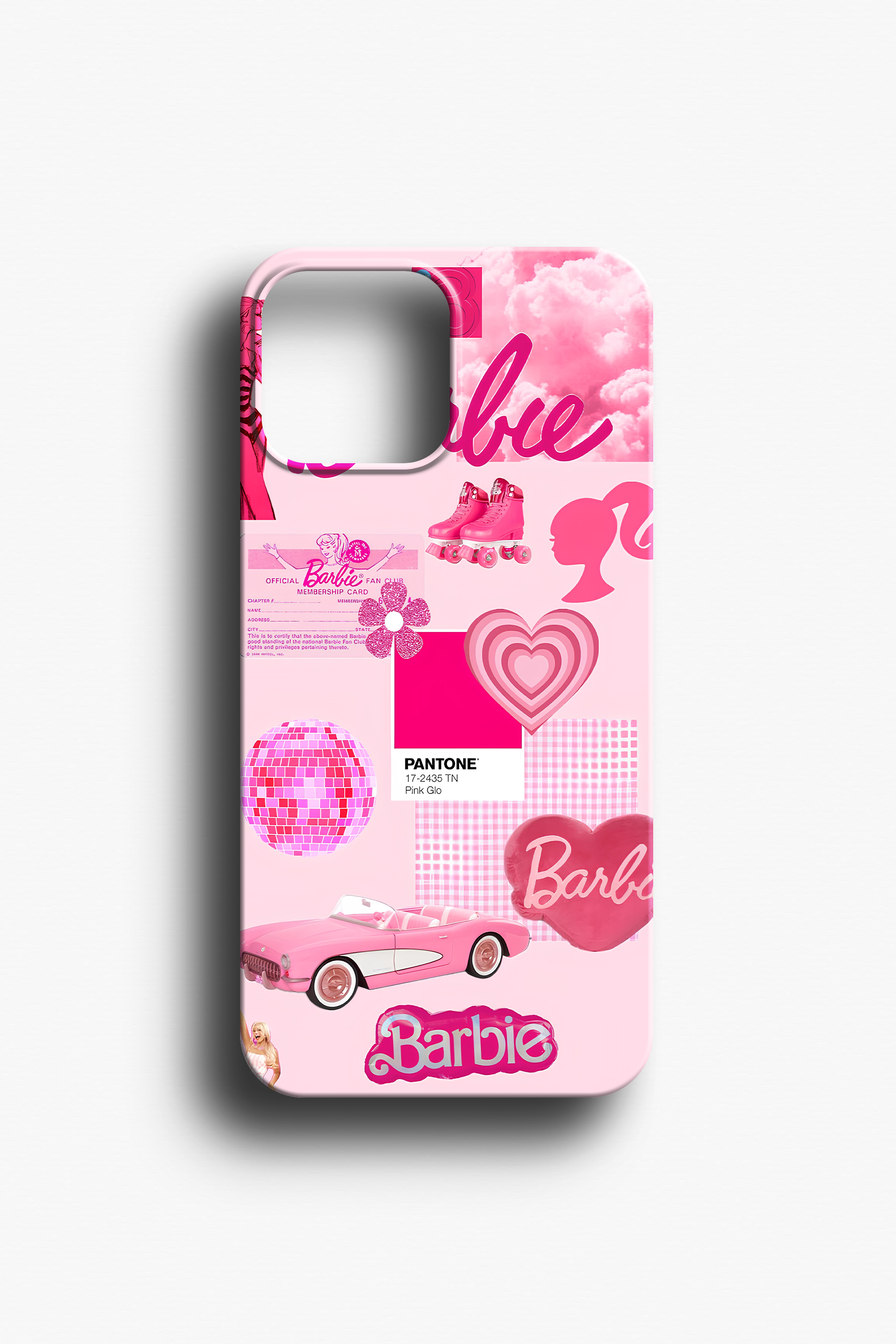 Barbiecore Estetiği Desenli Telefon Kılıfı