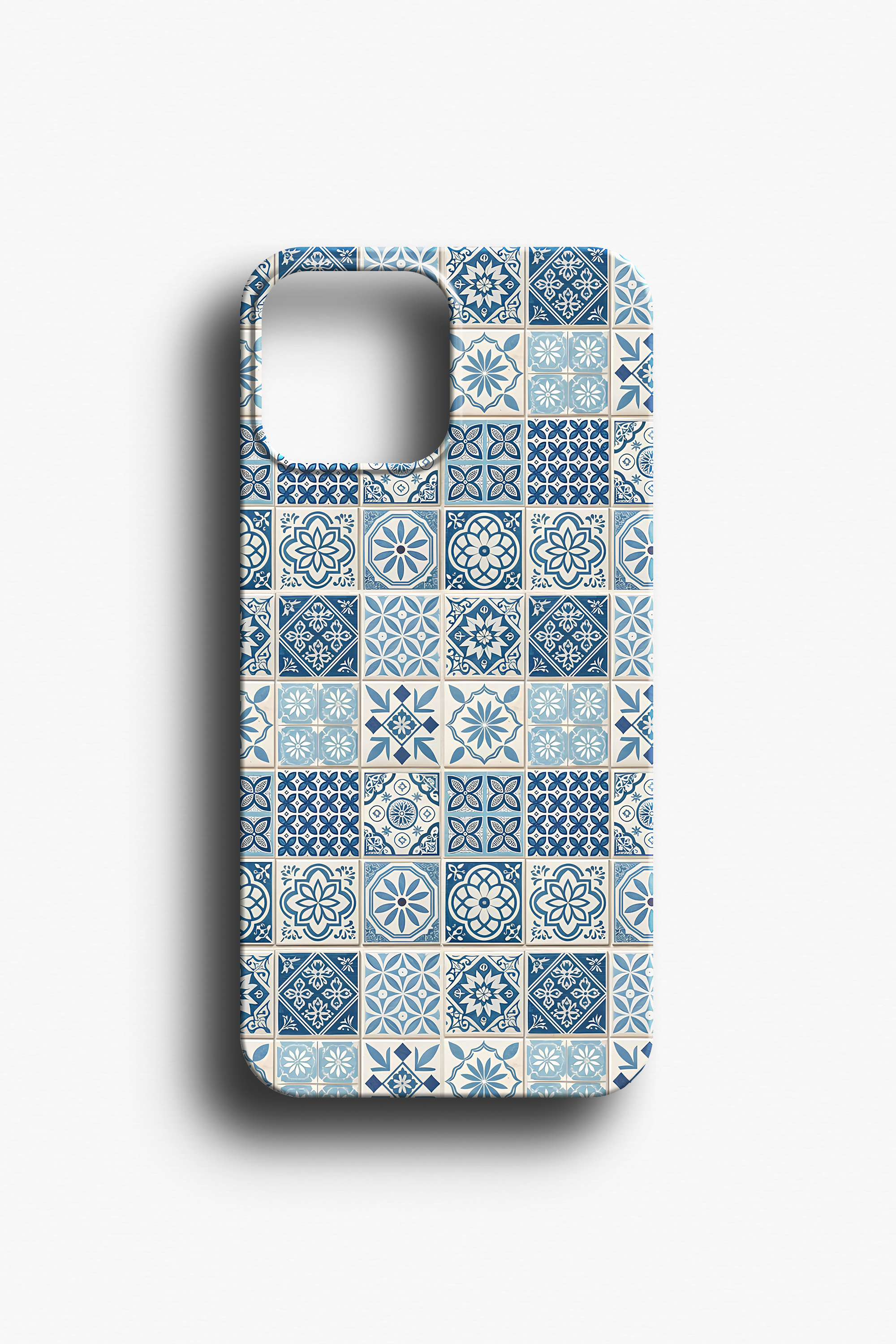 Vintage Geometrik Karo Telefon kılıfı