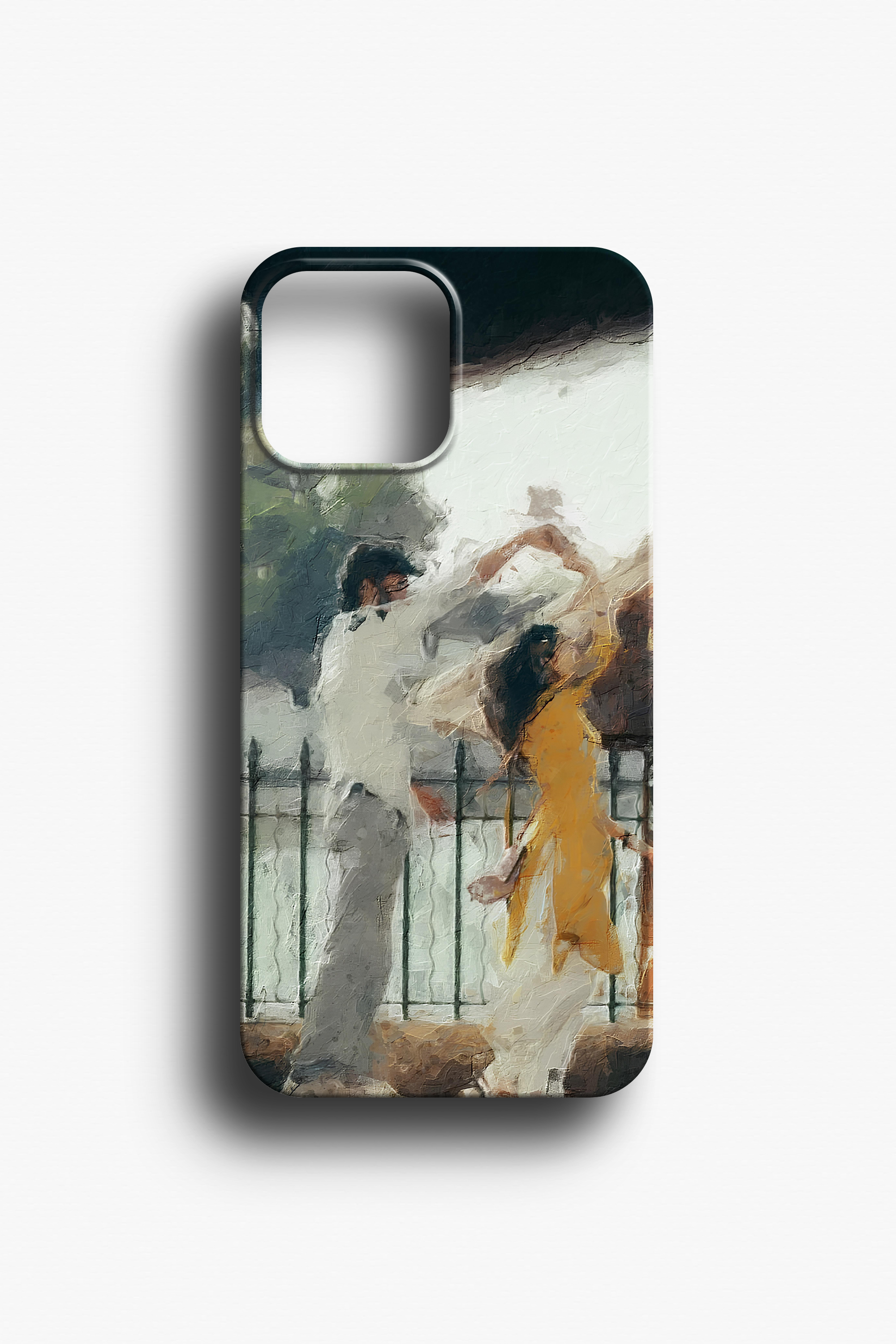 Dans Eden Çift Soyut Telefon Kılıfı