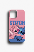 Stitch ve Angel Sarılan Karakterler Telefon Kılıfı