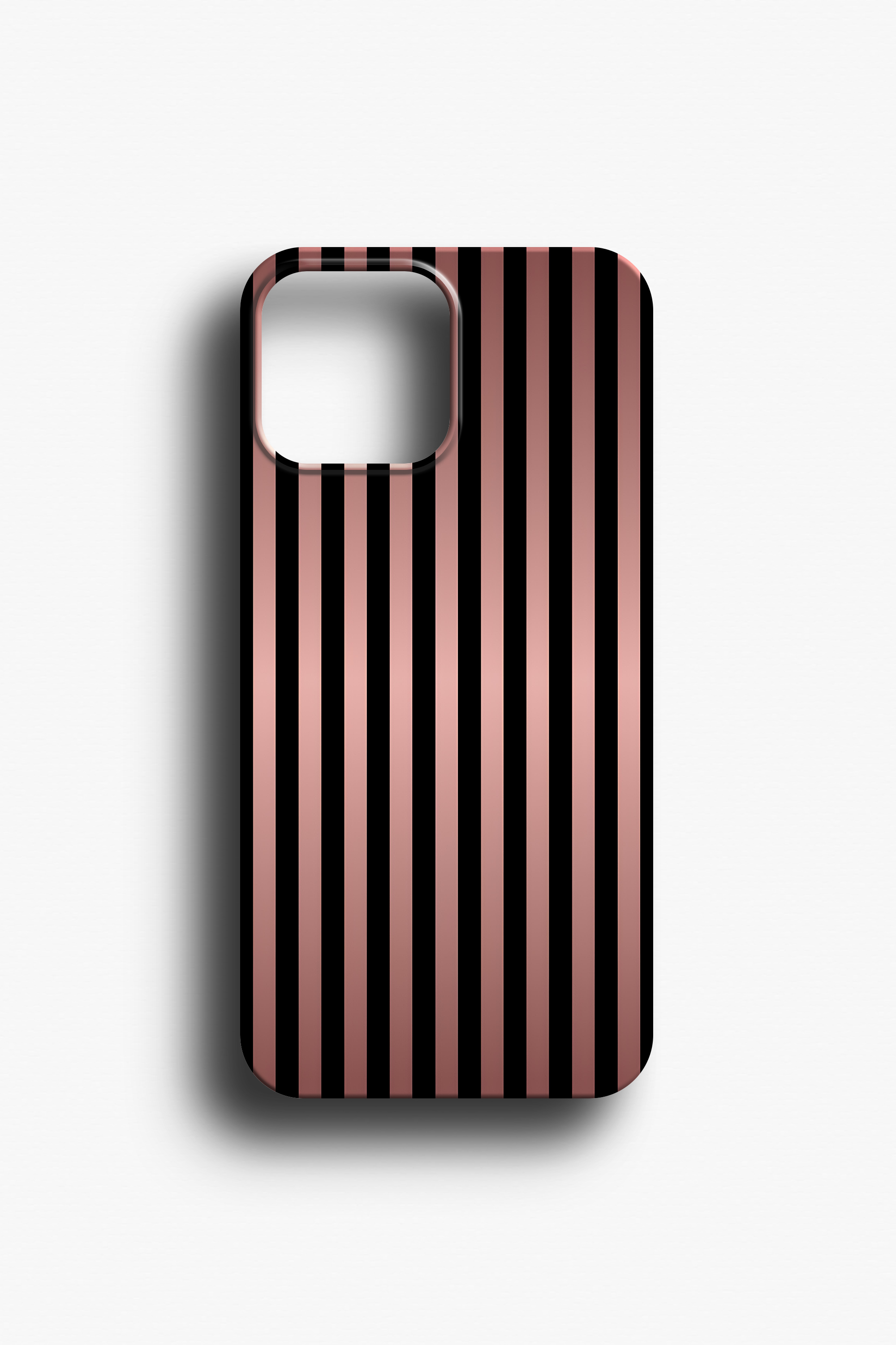 Modern Çizgili Desenli Telefon Kılıfı