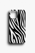 Zebra Desenli Siyah Beyaz Telefon Kılıfı