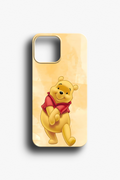 Winnie the Pooh Figürlü Sarı Telefon Kılıfı