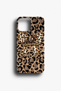 Leopar Desenli Coquette Kurdele Desenli Telefon Kılıfı