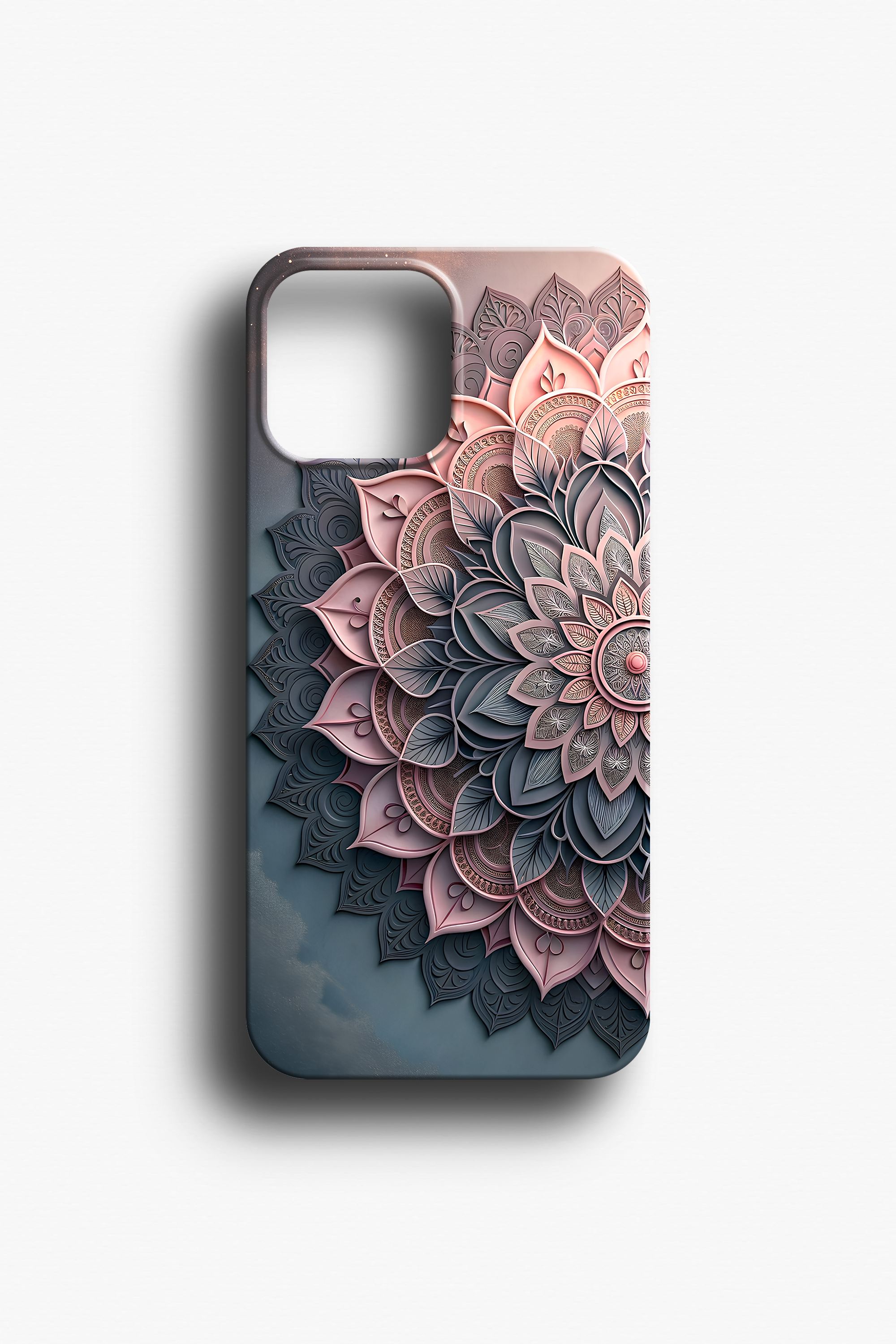 Spiritüel Mandala Desenli Telefon Kılıfı