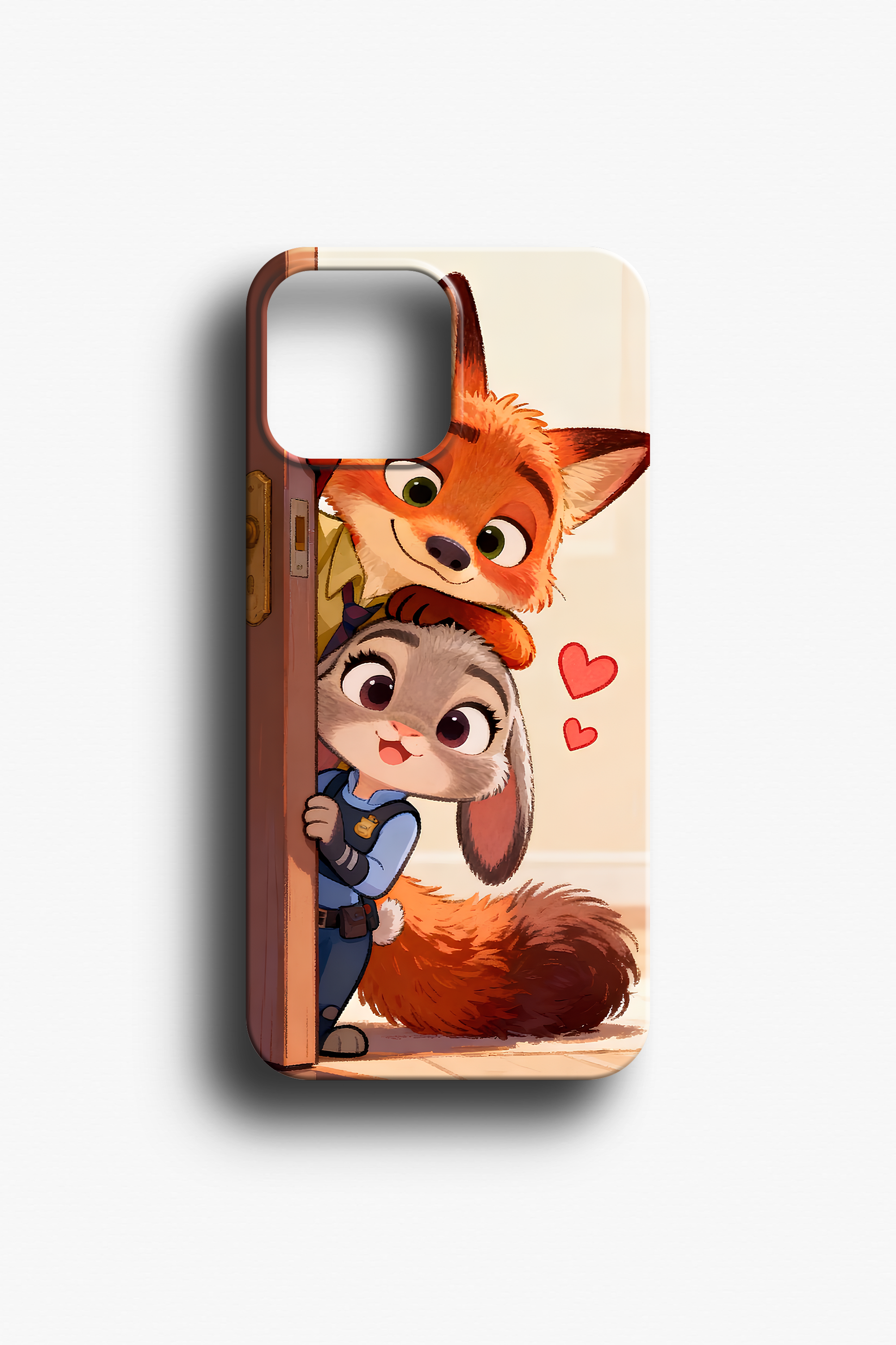 Zootopia Nick ve Judy Desenli Telefon Kılıfı