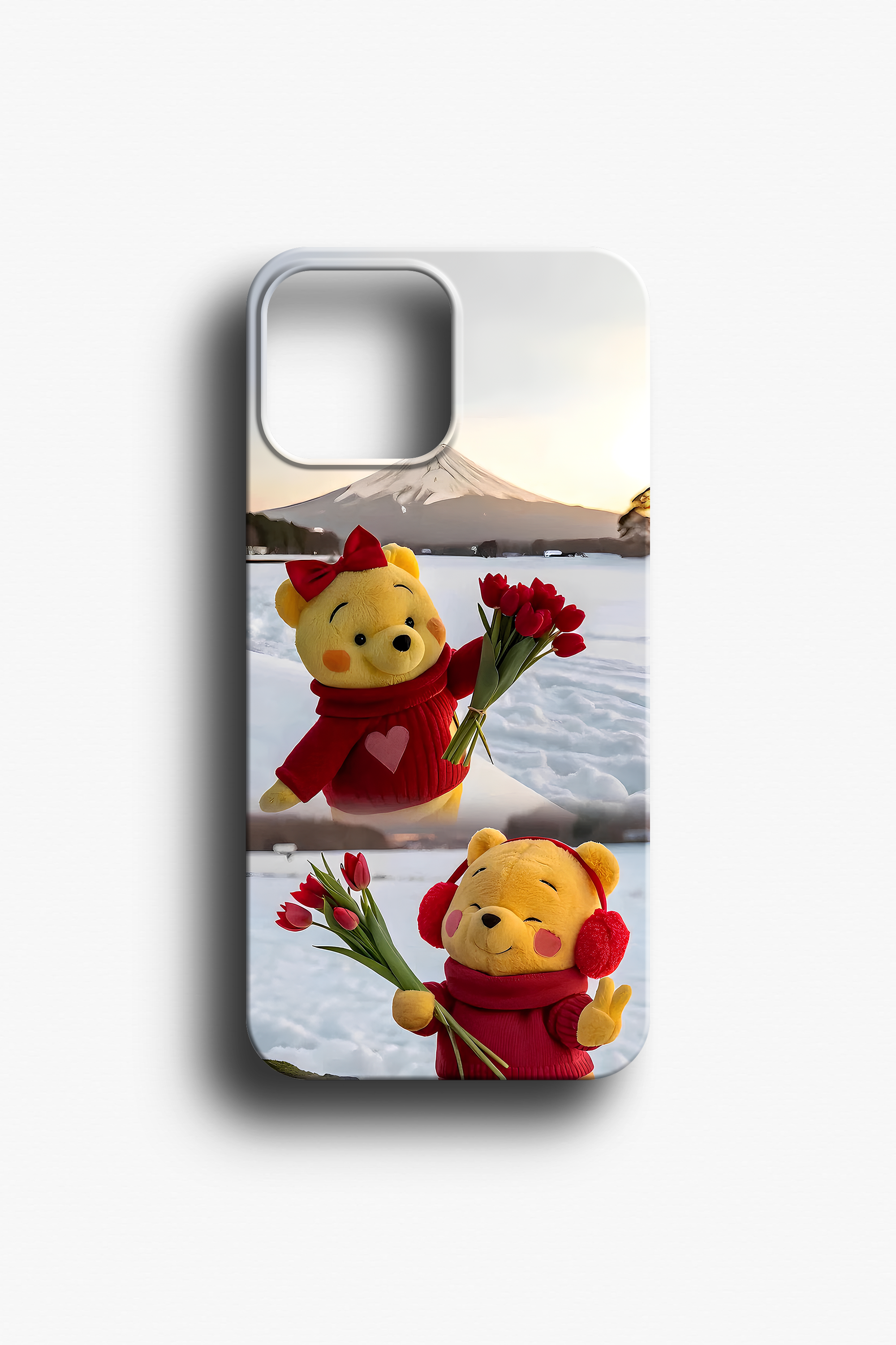 Sevimli Winnie the Pooh Desenli Telefon Kılıfı