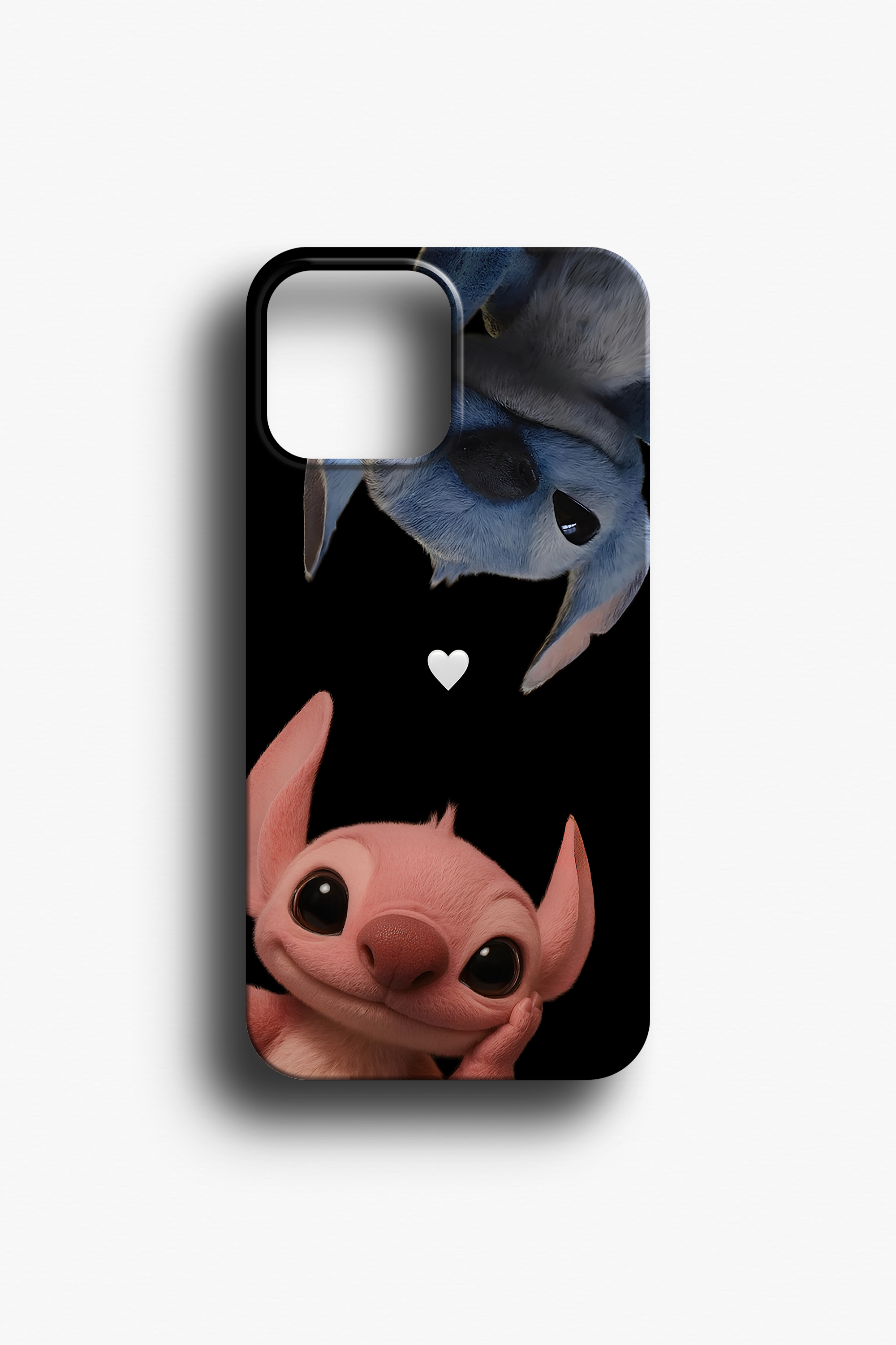 Stitch ve Angel Aşk Temalı Telefon Kılıfı