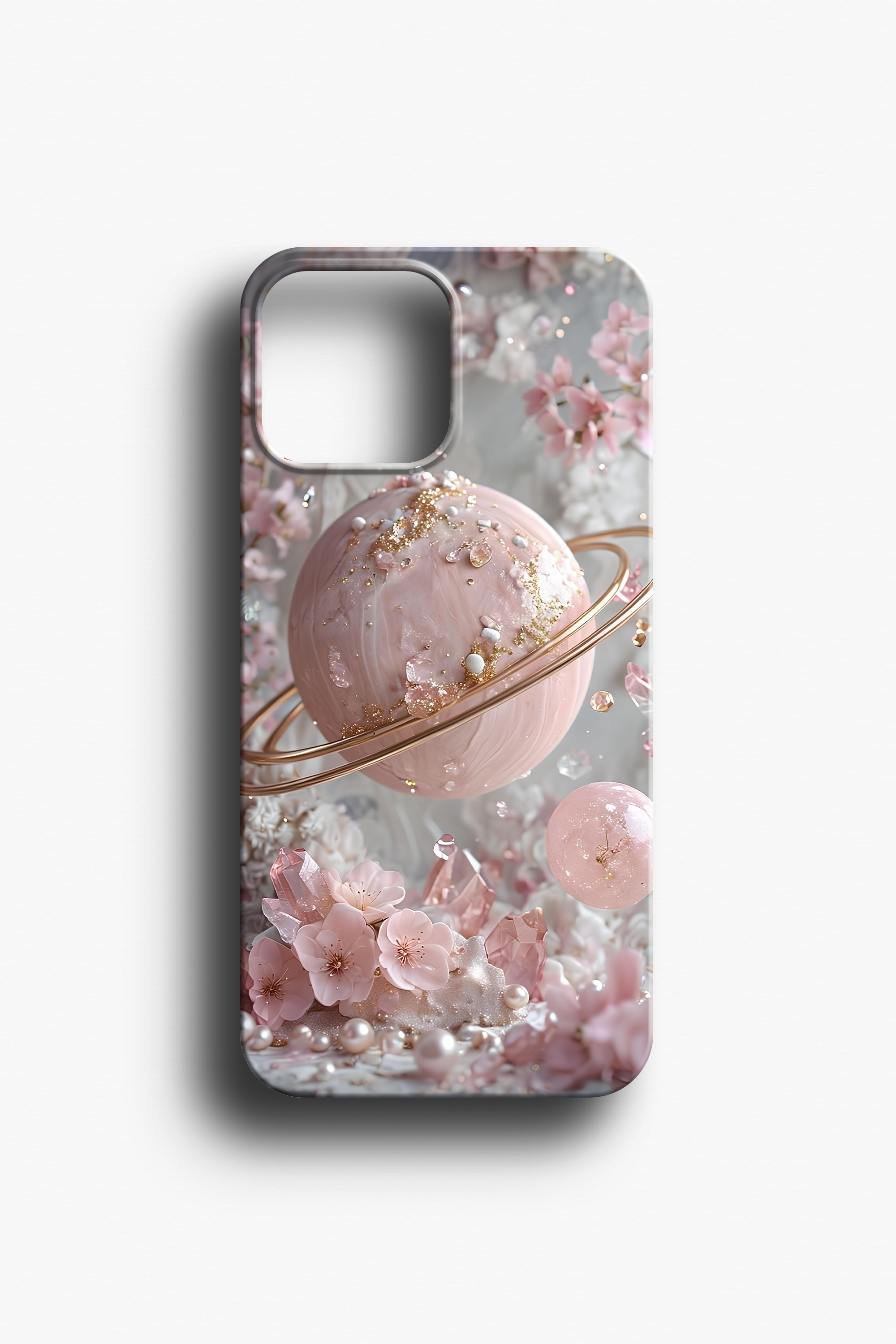 Sakura Çiçek Desenli Telefon Kılıfı