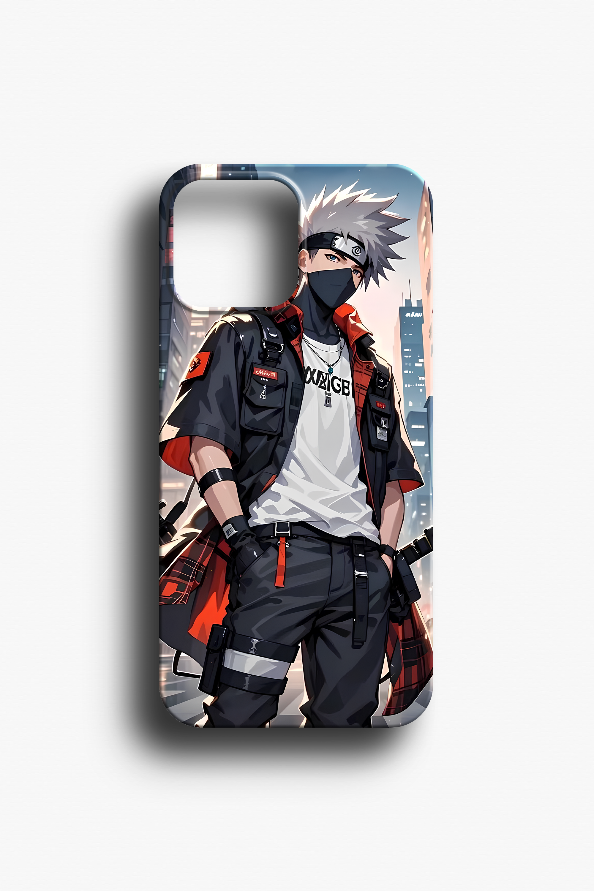Kakashi Stil Anime Karakter Desenli Telefon Kılıfı
