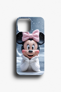 Kış Temalı Minnie Mouse Desenli Telefon Kılıfı