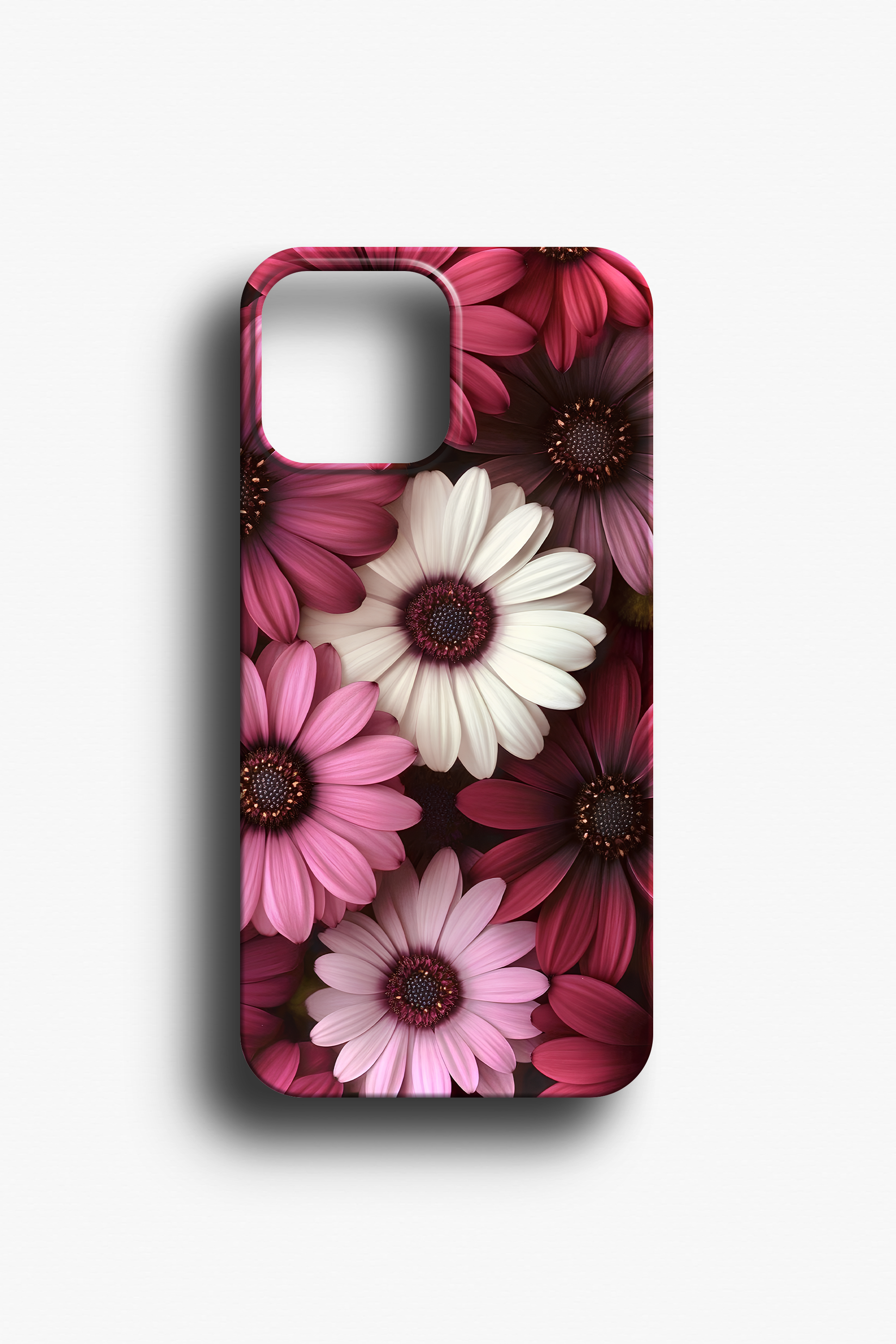 Papatya Desenli Floral Telefon Kılıfı