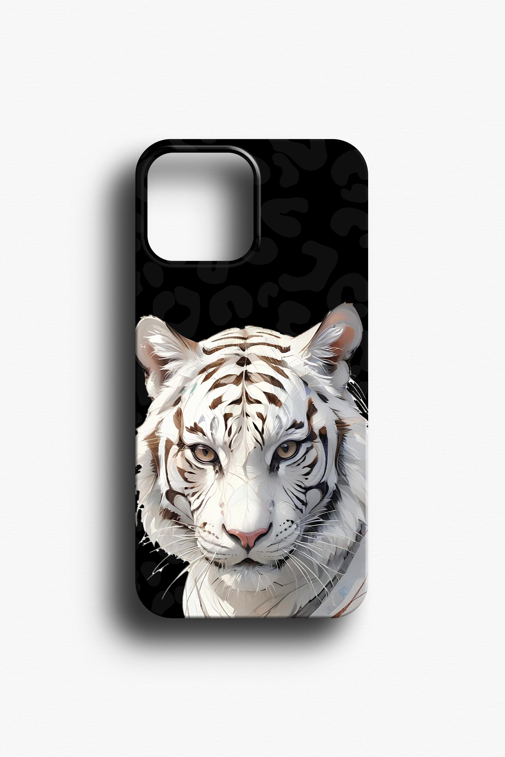 Kaplan ve Leopar Desenli Telefon Kılıfı