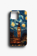Londra Yıldızlı Gece Desenli Telefon Kılıfı