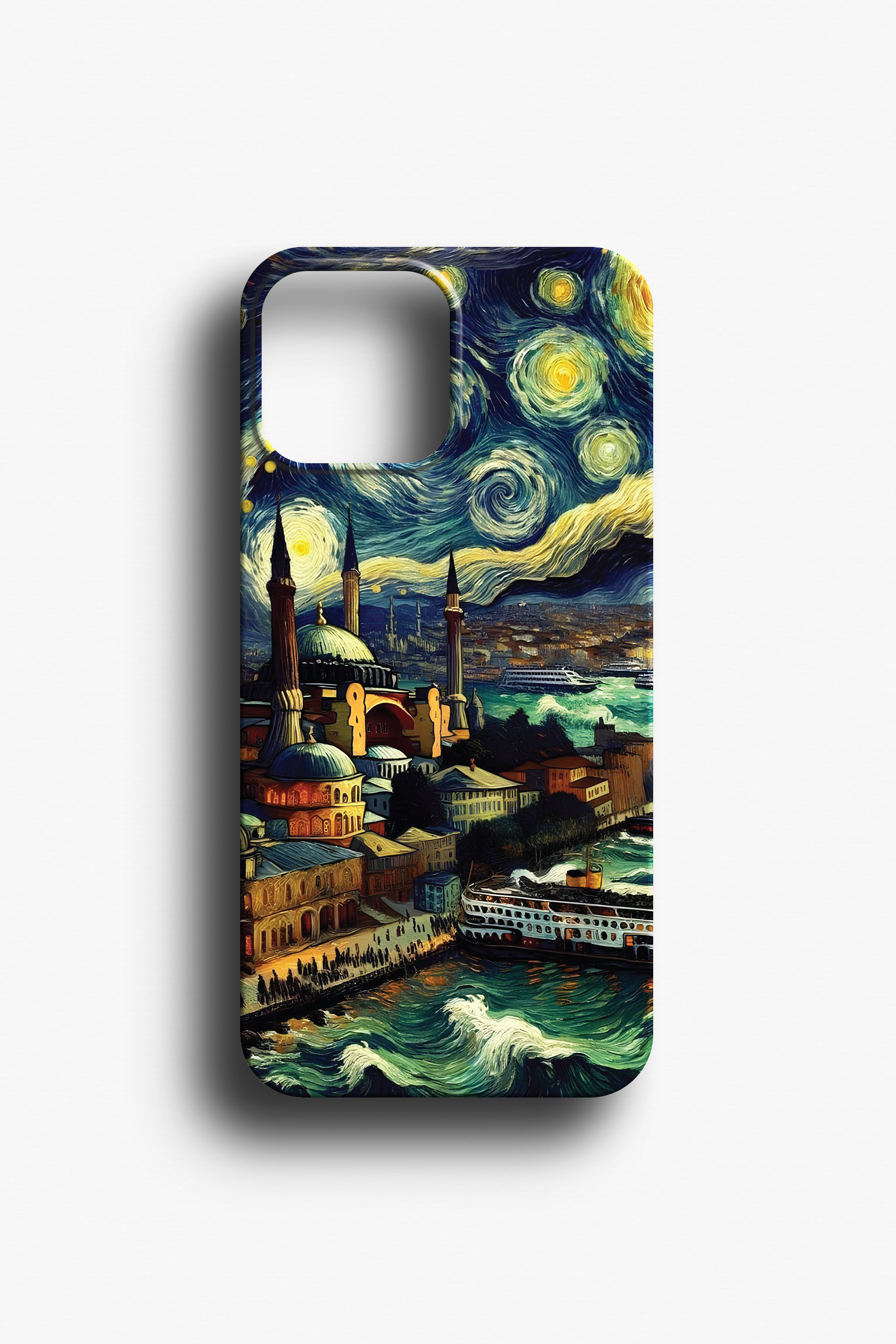 İstanbul Panoraması ve Camii Temalı Telefon Kılıfı