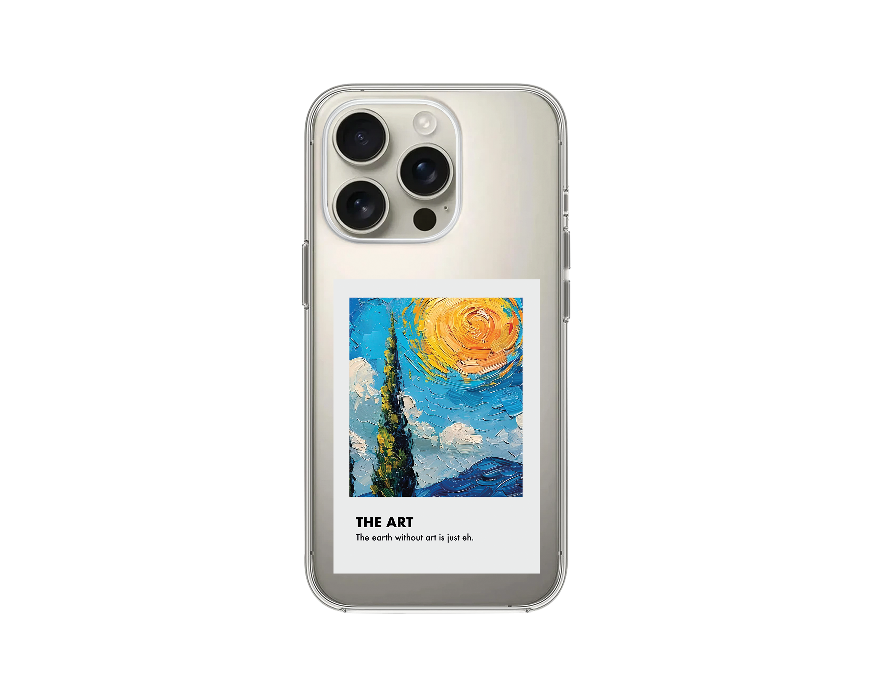 Van Gogh Esintili Servi Ağacı Telefon Kılıfı