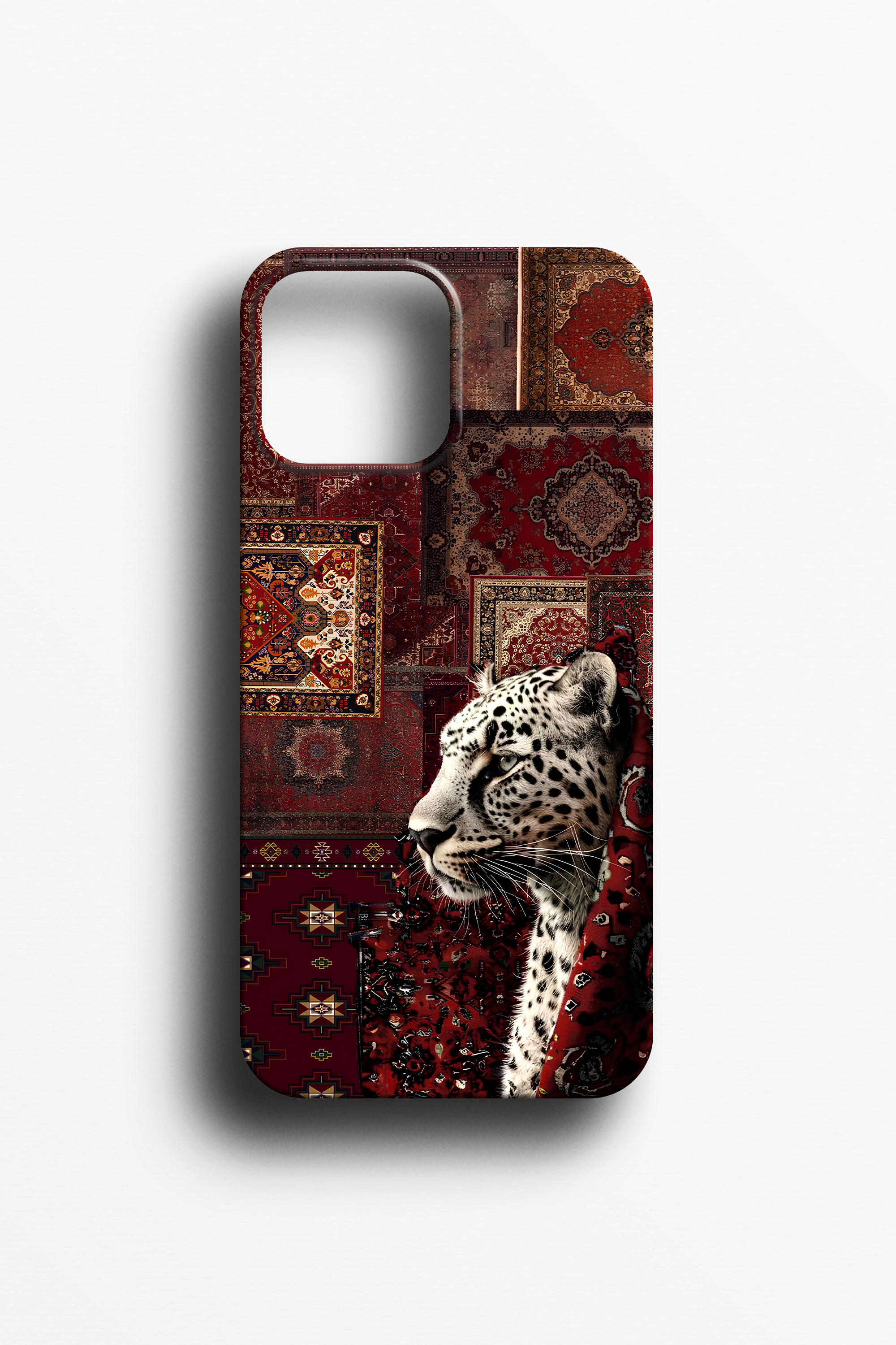 Etnik Kilim Leopar Telefon Kılıfı