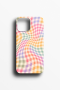 Eğlenceli Pastel Kareli Telefon Kılıfı