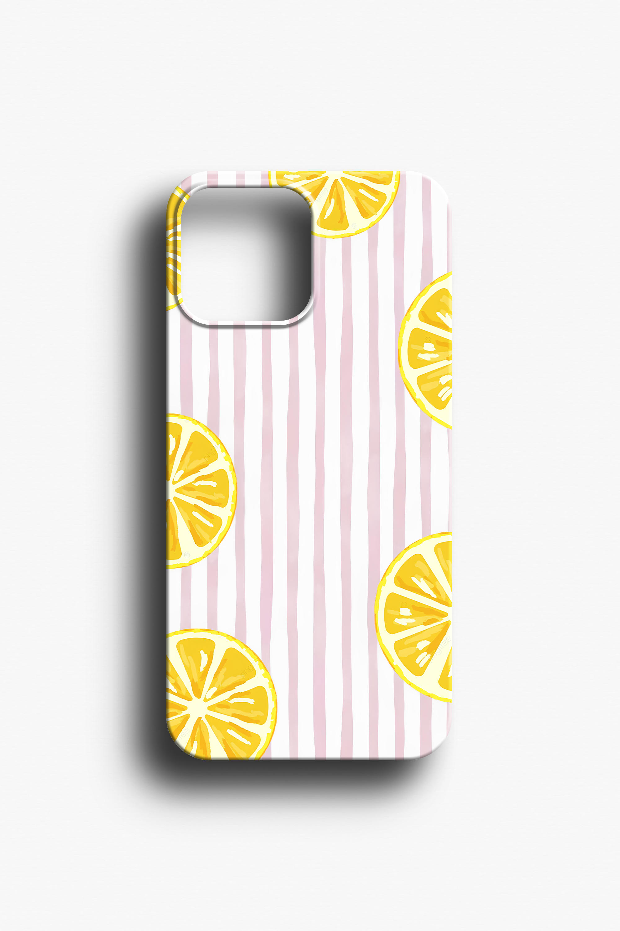 Cute Limon ve Çizgili Telefon Kılıfı