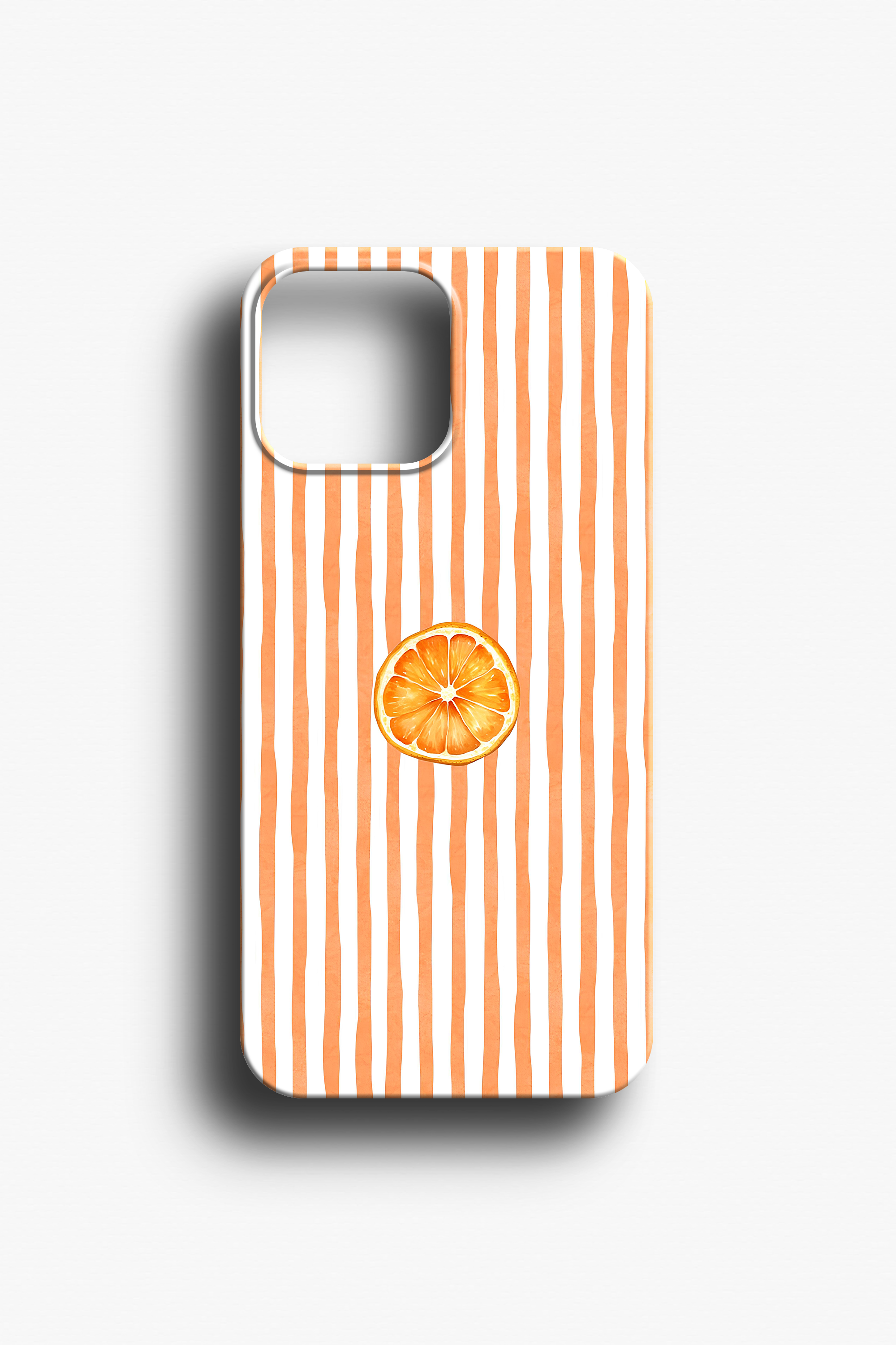 Portakal Dilimi Desenli Telefon Kılıfı