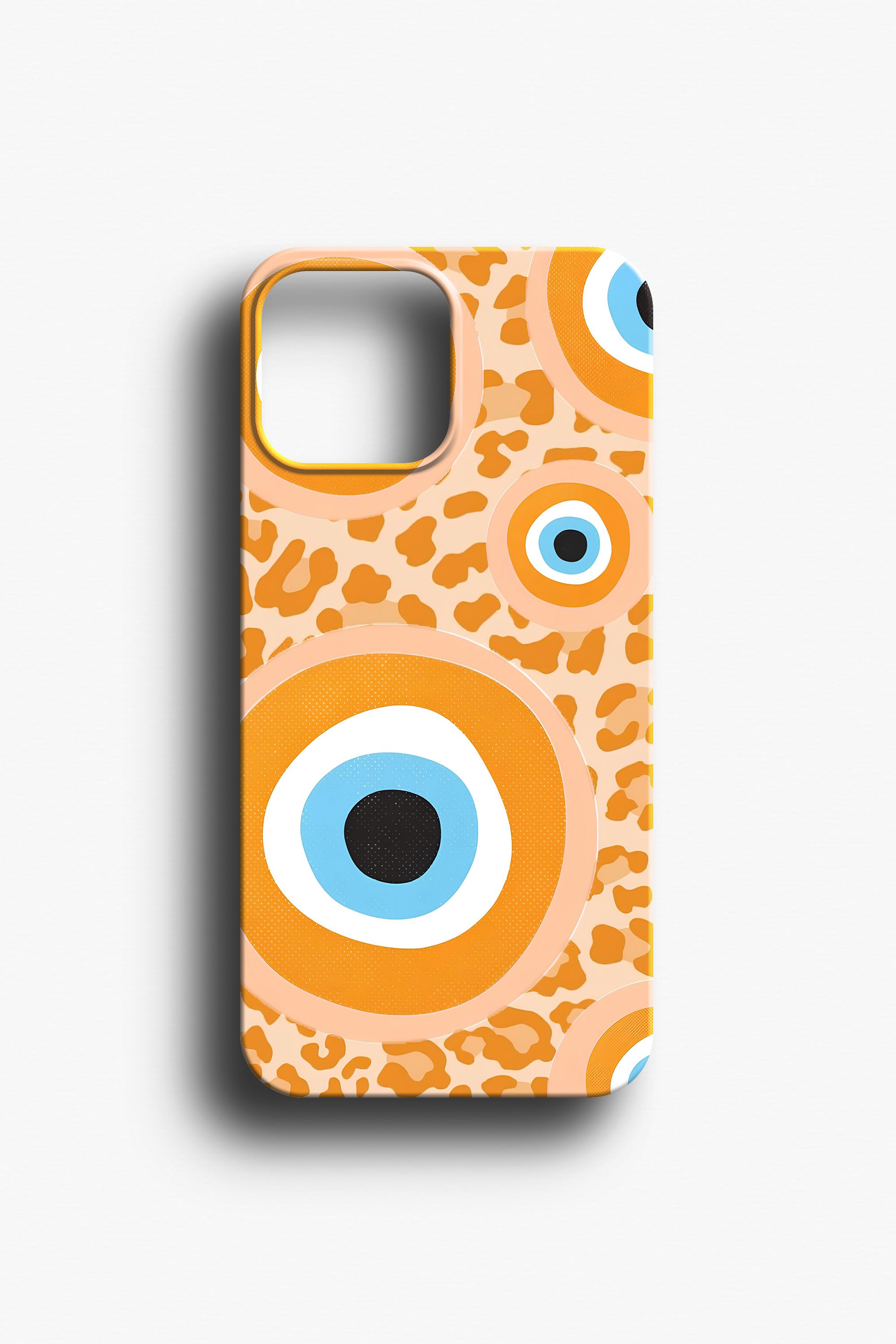 Leopar Detaylı Nazar Telefon Kılıfı