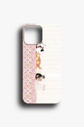 Cute Kediler ve Dantel Detaylı Telefon Kılıfı